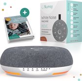 Numsy Move White Noise Machine Baby - Witte Ruis Apparaat Volwassen - Slaaptrainer Kinderen - Geluidsmachine - Baarmoeder en Hart