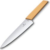 Couteau à découper Victorinox Swiss Modern 19cm - Plastique - Couleur miel