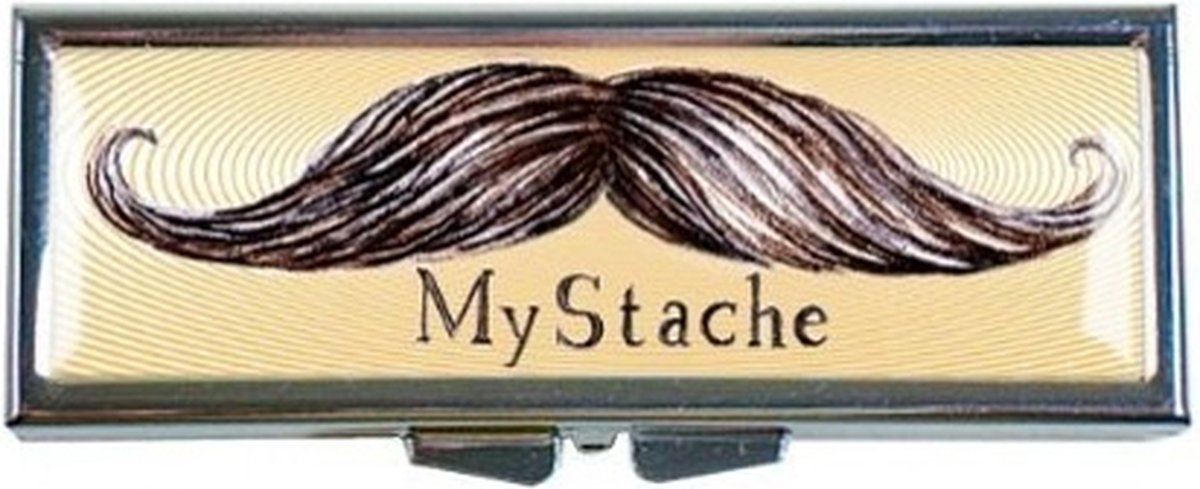 Pillendoos MyStache Mustache - 814229028079
