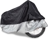 Housse moto Relaxdays - imperméable - housse scooter - housse - polyester - noir/argent - XL