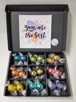 Chocolade Ballen Proeverij Pakket | Chocolade pakket met 9 verschillende chocolade smaken kwaliteits chocolade met Mystery Card 'You are the best' (met persoonlijke videoboodschap) | Cadeaupakket | Feestdagen box | Chocolade cadeau | Valentijnsdag