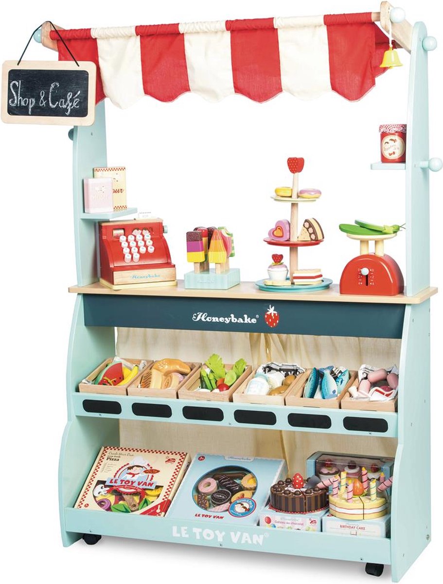 Le Toy Van - Eetkaffee en winkeltje Honeybake - Houten kinderkeuken — afbeelding 7