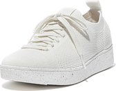 Fitflop™ Sneakers Dames - Lage sneakers / Damesschoenen - Canvas - FB6     -  Gebroken wit - Maat 42