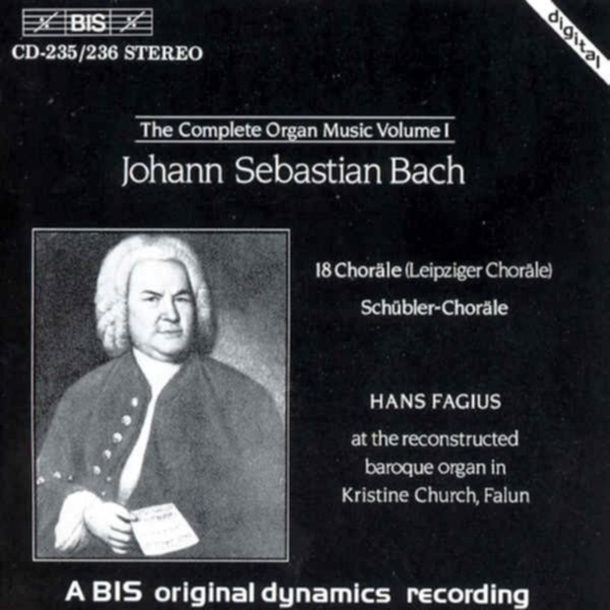 Hans Fagius - J.S. Bach: The Complete Organ Music Vol 1 (2 CD)