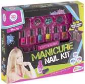 Manicure Nail Set Xo Style Grafix voor kinderen  Glow in the dark