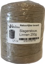 Slagerstouw mat linnen 250g - Keukentouw - rolladetouw