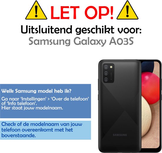 Samsung A03s Case Book Case Avec Protecteur D'écran - Samsung Galaxy A03s Case Case Wallet Cover Avec Protecteur D'écran - Turquoise