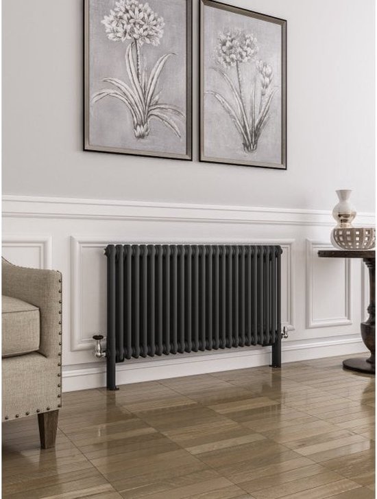 Eastbrook- Imperia twee kolom Radiator mat antraciet 60x60,5cm | bol.com