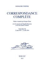 Histoire des Idées et Critique Littéraire - Correspondance complète. Volume VII