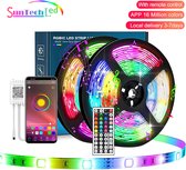 LED-verlichting – 5M-30M - Led lights – LED strip – Bluetooth – Muziek – Decoratie – Slaapkamer – Licht – Afstandbedining – Telefoon app