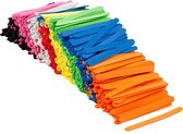 EVA foam ijsstokjes - diverse kleuren - L: 11 -5 cm - B: 1 cm - dikte 2 mm - 1000 stuks