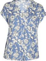 Paprika Dames Hemd met Indische bloemen - Outdoorblouse - Maat 50