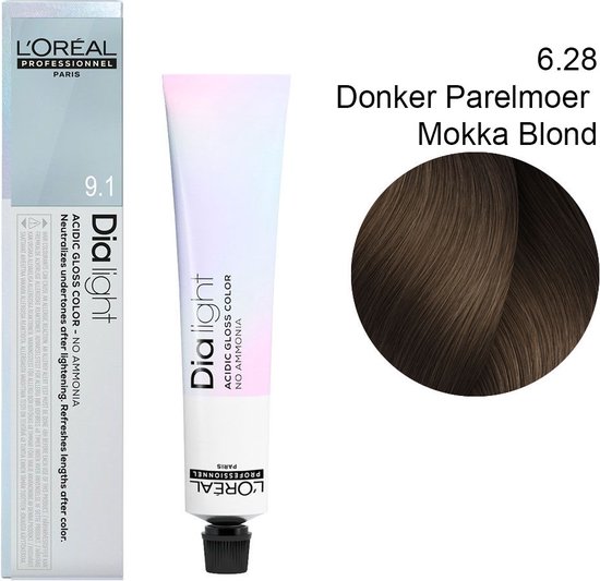 L'Oréal Haarverf Professionnel Dialight Coloration Ton Sur Ton Gel-Crème  Acide 6.28 | bol.com