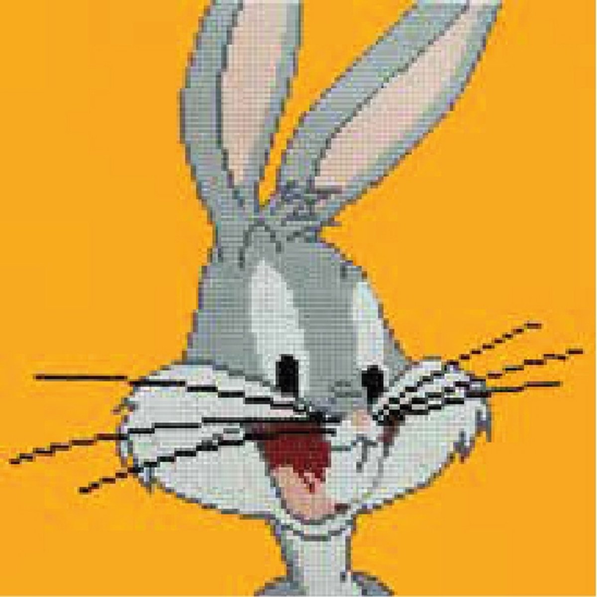 DIAMOND DOTZ Bugs Bunny - Diamond Painting - 32x32 cm