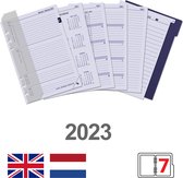 Kalpa 6401-24 A5 6 Ring Agenda Vulling Dag NL NL + Opslagmap 2024