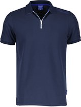 Qubz Polo - Modern Fit - Blauw - XXL