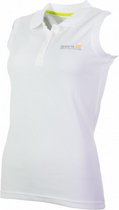 mouwloze top dames 100% polyester wit maat 40