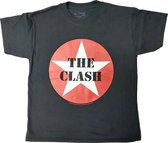 The Clash Kinder Tshirt -Kids tm 8 jaar- Classic Star Zwart