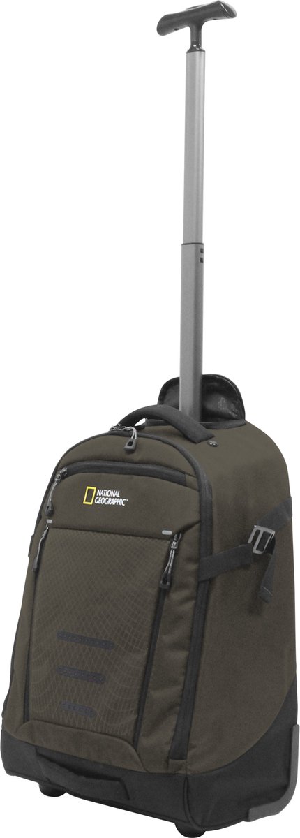 National Geographic Laptoptrolley / Businesstrolley / Rugzak - 15 Inch - Trail - Khaki - Khaki