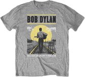 Bob Dylan Heren Tshirt -XXS- Slow Train Grijs