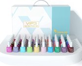 VENALISA - VIP3 - Set van 65 Stuks -  Lente / Zomer Gel Nagellak Kit - Inclusief Kleurenkaart - Top Coat Gel Polish - 7.5ml - UV LED Soak Off Manicure Starter Set - Geschikt voor DIY thuis Na