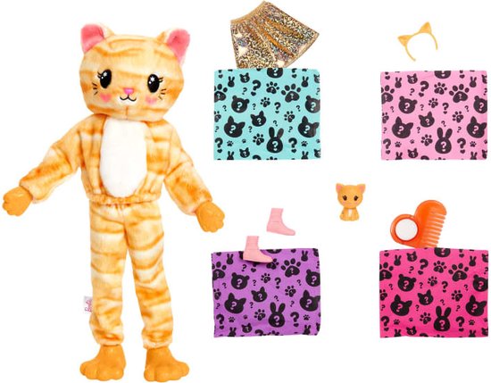 Barbie Cutie Reveal Doll 2 - Katje - Pop — afbeelding 5