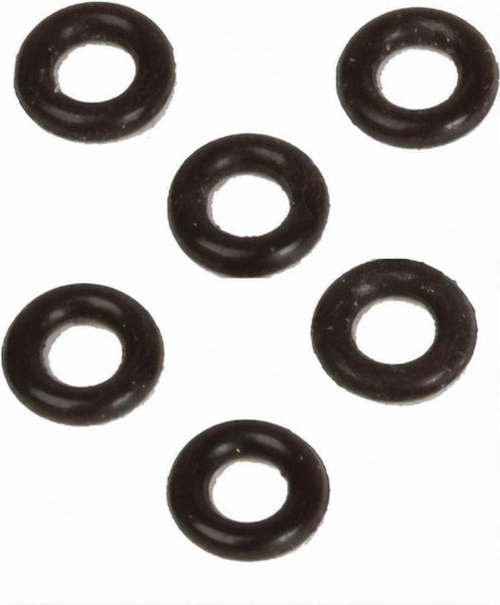 O-rings 6 mm zwart 6 stuks