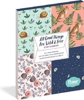 Flow Magazine - Stationery Pad - All Good Things Are Wild & Free