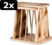 2x HOOIRUIF STAAND 25X22X18CM