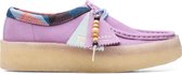 Clarks - Dames schoenen - Wallabee Cup - D - Paars - maat 6