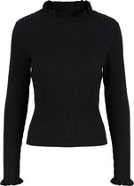 Pieces PCRANDI LS BABYLOCK NECK KNIT KAC BFD Dames Trui Zwart - Maat S