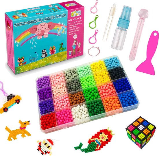 Perles de pulvérisation d' Water , Aquabeads, jouets pour enfants, pour  puzzle fille | bol