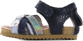 Shoesme marine blauwe slangenprint sandaal