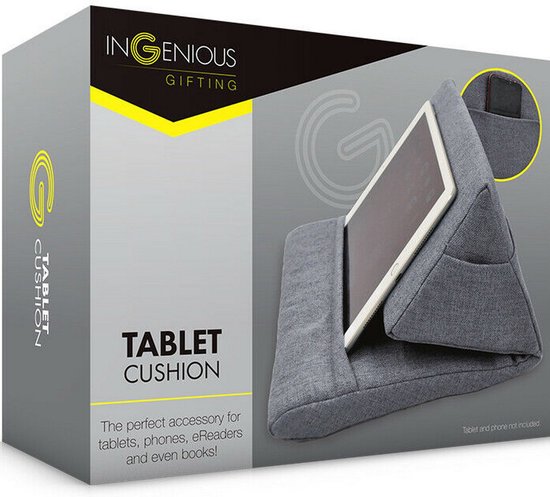 Ingenious Gifting - kussen pour tablette - avec support pour téléphone - Compartiments pour Accessoires de vêtements pour bébé - Doux