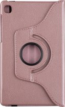 Rose Gold Tablethoesje voor Samsung Tab A7 Lite 8.7 (2021) - Book Case - (T220-T225) - 360 graden draaibaar