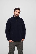 Urban Classics Sweater/trui -S- Teddyfleece Troyer Blauw