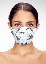 Design Mondkapje - Vogels dessin - Mondmasker - Facemask - 100% Katoen - Wasbaar - Birds