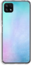 Case Company® - Samsung Galaxy A22 5G hoesje - Mist pastel - Soft Cover Telefoonhoesje - Bescherming aan alle Kanten en Schermrand