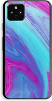 Case Company® - Google Pixel 5a 5G hoesje - Zweverige regenboog - Soft Cover Telefoonhoesje - Bescherming aan alle Kanten en Schermrand