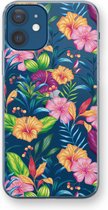 Case Company® - iPhone 12 hoesje - Tropisch 2 - Soft Cover Telefoonhoesje - Bescherming aan alle Kanten en Schermrand