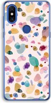 Case Company® - Xiaomi Mi Mix 3 hoesje - Terrazzo Memphis - Soft Cover Telefoonhoesje - Bescherming aan alle Kanten en Schermrand