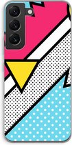 Case Company® - Samsung Galaxy S22 hoesje - Pop Art #3 - Soft Cover Telefoonhoesje - Bescherming aan alle Kanten en Schermrand