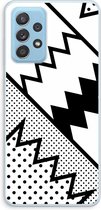 Case Company® - Samsung Galaxy A73 hoesje - Pop Art #5 - Soft Cover Telefoonhoesje - Bescherming aan alle Kanten en Schermrand