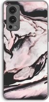 Case Company® - OnePlus Nord 2 5G hoesje - Roze stroom - Soft Cover Telefoonhoesje - Bescherming aan alle Kanten en Schermrand