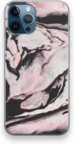 Case Company® - iPhone 12 Pro hoesje - Roze stroom - Soft Cover Telefoonhoesje - Bescherming aan alle Kanten en Schermrand