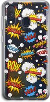 Case Company® - Samsung Galaxy A40 hoesje - Pow Smack - Soft Cover Telefoonhoesje - Bescherming aan alle Kanten en Schermrand