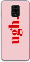 Case Company® - Xiaomi Redmi Note 9 Pro hoesje - Ugh - Soft Cover Telefoonhoesje - Bescherming aan alle Kanten en Schermrand