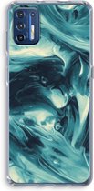Case Company® - Motorola Moto G9 Plus hoesje - Dreaming About Whales - Soft Cover Telefoonhoesje - Bescherming aan alle Kanten en Schermrand