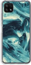 Case Company® - Samsung Galaxy A22 5G hoesje - Dreaming About Whales - Soft Cover Telefoonhoesje - Bescherming aan alle Kanten en Schermrand