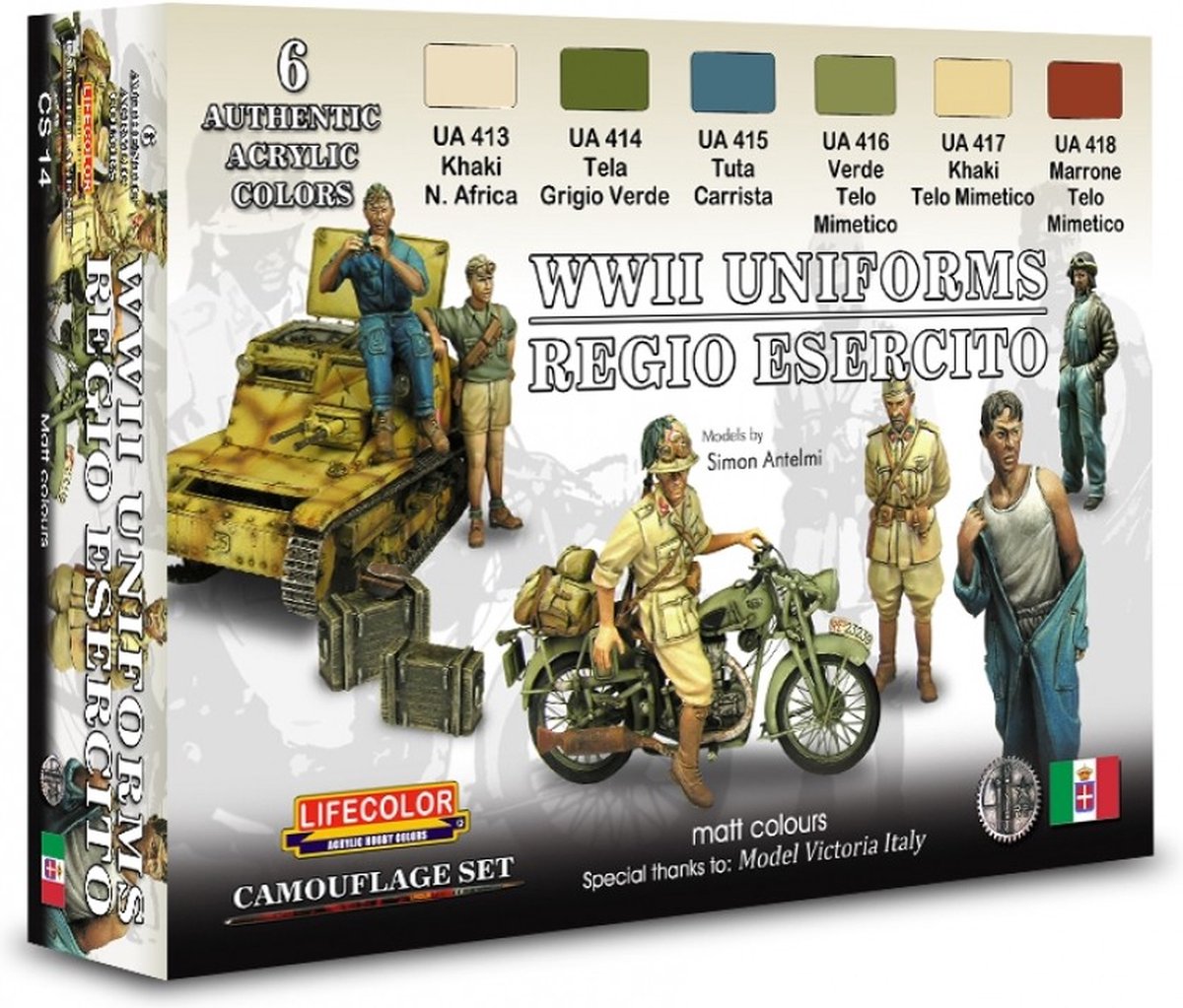 CS14 Lifecolor WWII Uniforms Regio Esercito